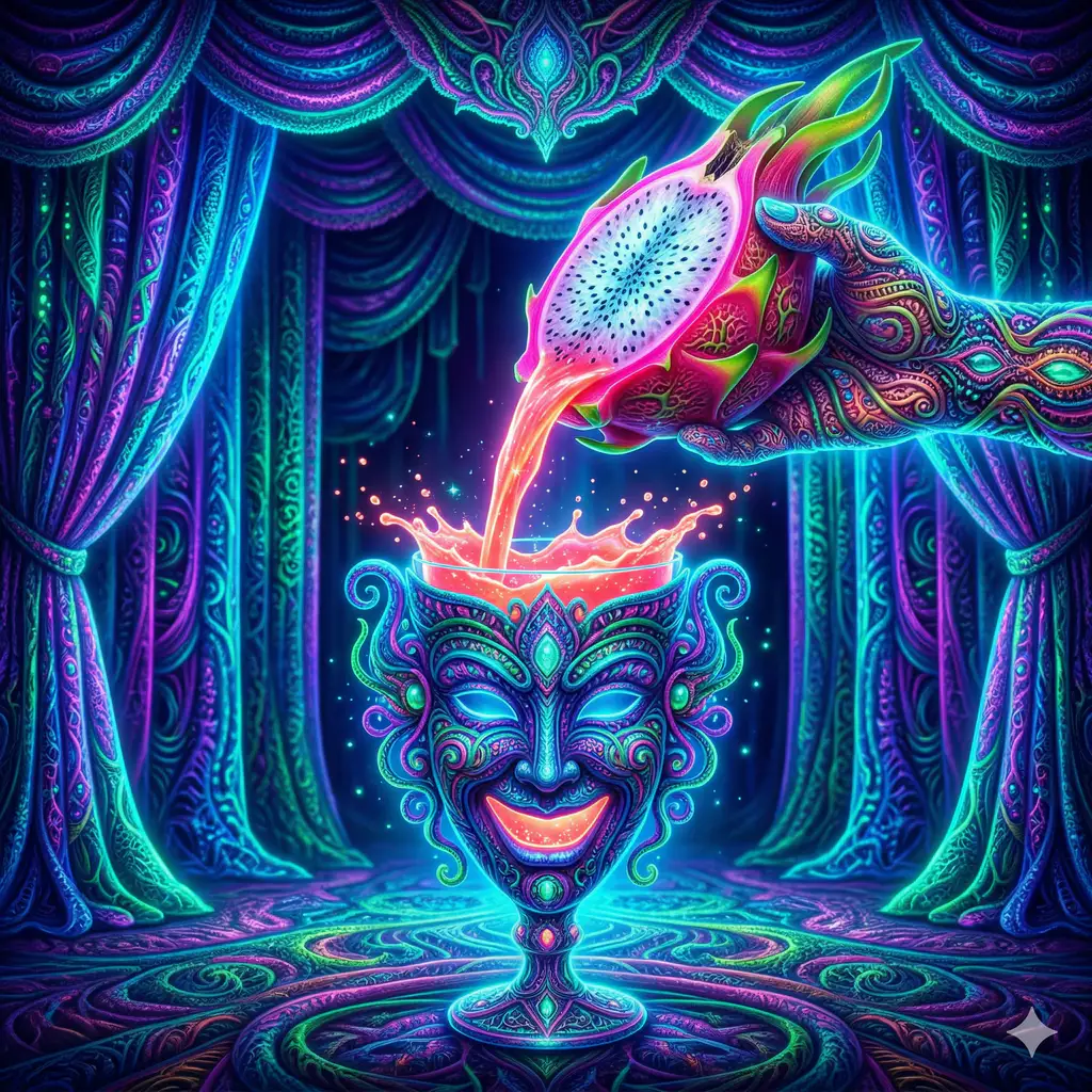 百變大咖火龍果汁